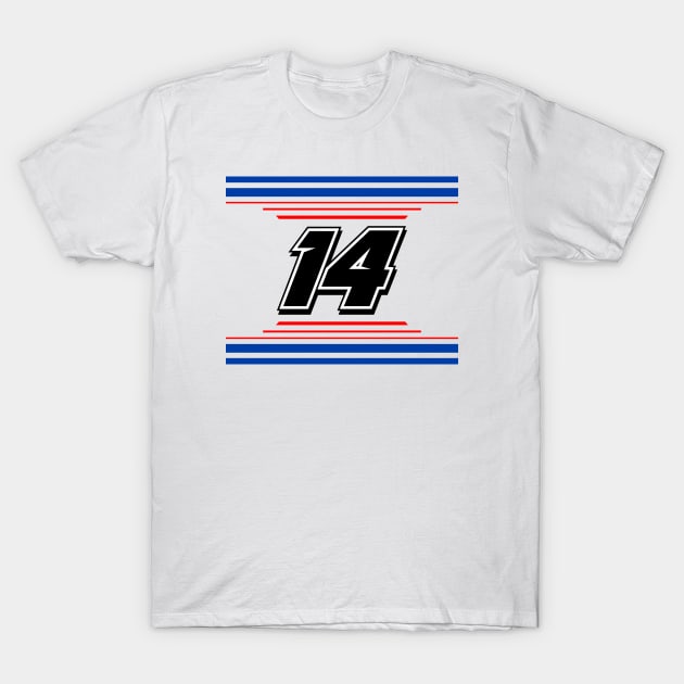 RC Enerson #14 2024 NASCAR Design T-Shirt by AR Designs 